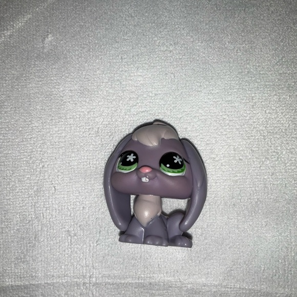 Littlest Pet Shop LPS 2006 #648 Lop Eared Purple Bunny Rabbit - Picture 1 of 2